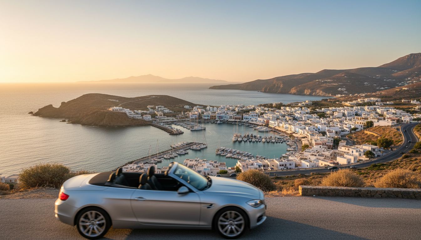 Car rental Adamas Milos port