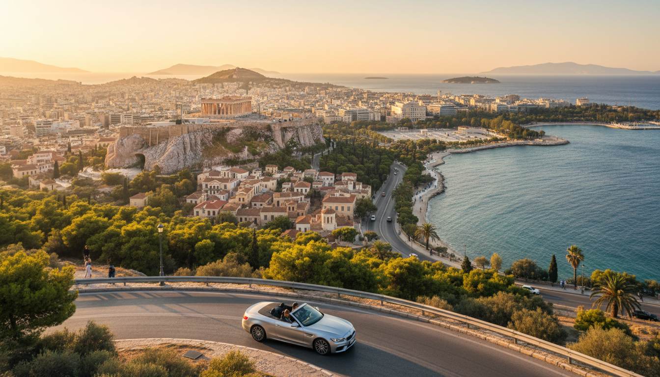 Athens city centre car hire