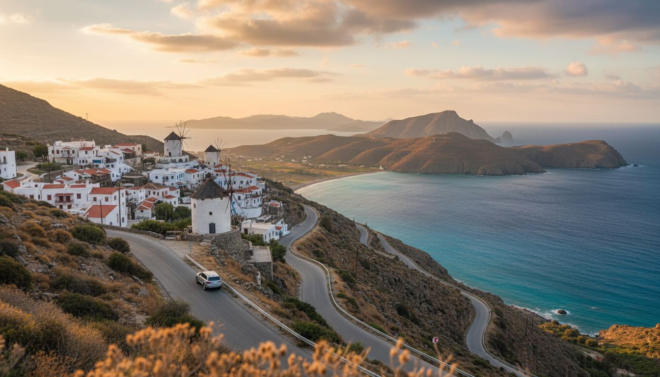Drive to Olympos Karpathos