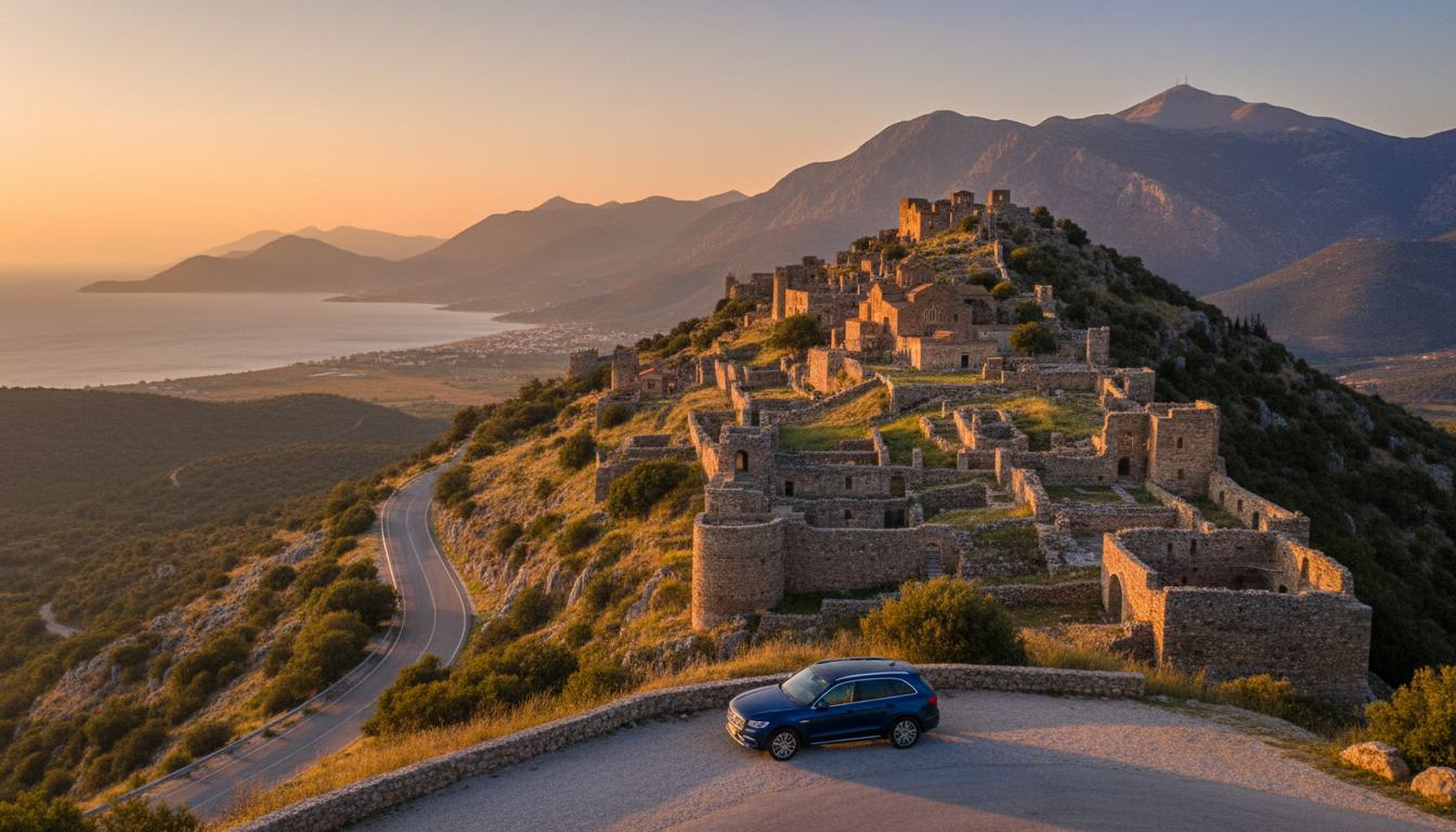 Mystras Byzantine ruins